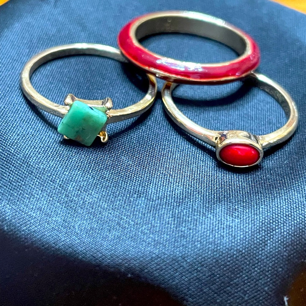 Set of 3 Torrid rings Size 11
